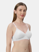 Load image into Gallery viewer, Sonari Non-Padded Wirefree Cotton-Polyester Medium Coverage Everyday Bra with Adjustable Straps – VIOLET
