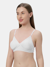 Load image into Gallery viewer, Sonari Non-Padded Wirefree Cotton-Polyester Medium Coverage Everyday Bra with Adjustable Straps – VIOLET