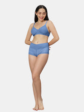 Load image into Gallery viewer, Sonari Non Padded Medium Coverage Wirefree Lace Lingerie Set with Adjustable Straps – VOLTAGE