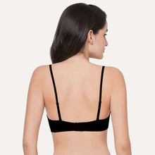 Load image into Gallery viewer, Wacoal Basic Mold Padded Non Wired 3/4Th Cup Everyday Wear Seamless T-Shirt Bra - Black WB3A140IN