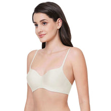 Load image into Gallery viewer, Wacoal Basic Mold Padded Non-wired 3/4th Cup Everyday Wear Seamless T-Shirt Bra - Cream WB3A140IN