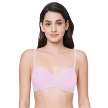Load image into Gallery viewer, Wacoal Basic Mold Padded Non-wired 3/4th Cup Everyday Wear Seamless T-Shirt Bra - Mauve WB3A140IN