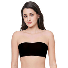 Load image into Gallery viewer, Wacoal Basic Mold Padded Wired Half Cup Strapless Bandeau T-Shirt Bra - Black WB3B530IN