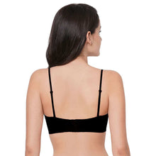 Load image into Gallery viewer, Wacoal Basic Mold Padded Wired Half Cup Strapless Bandeau T-Shirt Bra - Black WB3B530IN