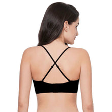 Load image into Gallery viewer, Wacoal Basic Mold Padded Wired Half Cup Strapless Bandeau T-Shirt Bra - Black WB3B530IN