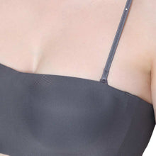 Load image into Gallery viewer, Wacoal Basic Mold Padded Wired Half Cup Strapless Bandeau T-Shirt Bra - Dark Grey WB3B530IN