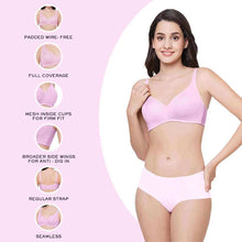 Load image into Gallery viewer, Wacoal Basic Mold Padded Non Wired Full Coverage Everyday T-Shirt Bra - Pink WB75250IN