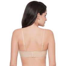 Load image into Gallery viewer, Wacoal Basic Mold Padded Wired Half Cup Everyday Wear Strapless Multiway Bra - Beige WB78720IN