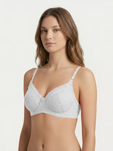 Load image into Gallery viewer, Sonari Non Padded Nylon Spandex Lace Bra | Medium Coverage, Wire Free, Adjustable Straps – SMT002