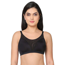 Load image into Gallery viewer, Wacoal Motion Wear Sports Padded Non-wired Racer Back High Intensity Full coverage Sports Bra - Black WR1513