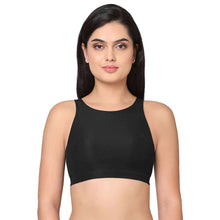 Load image into Gallery viewer, Wacoal Sports Lover Padded Non-wired High Neck Medium Intensity Full coverage Sports Bra - Black WR3446