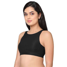 Load image into Gallery viewer, Wacoal Sports Lover Padded Non-wired High Neck Medium Intensity Full coverage Sports Bra - Black WR3446