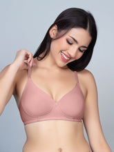 Load image into Gallery viewer, Sonari Lightly Padded Wirefree Nylon Moderate Coverage T-Shirt Bra with Adjustable Straps – YANA