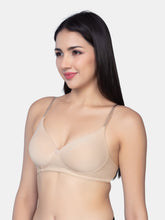 Load image into Gallery viewer, Sonari Lightly Padded Wirefree Nylon Moderate Coverage T-Shirt Bra with Adjustable Straps – YANA