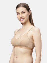 Load image into Gallery viewer, Sonari Non-Padded Wirefree Pure Cotton Medium Coverage Sports Bra with Adjustable Straps – YOGA