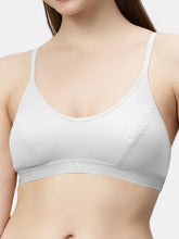 Load image into Gallery viewer, Sonari Non-Padded Wirefree Pure Cotton Medium Coverage Sports Bra with Adjustable Straps – YOGA