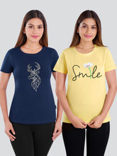 Load image into Gallery viewer, Dermawear Women's Active Cotton T-Shirt TC-905 (Pack of 2)