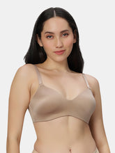 Load image into Gallery viewer, Sonari Lightly Padded Wirefree Soft Nylon T-Shirt Bra with Side Boning and Semi-Detachable Straps – ZIL