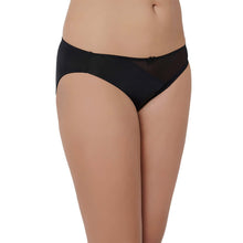Load image into Gallery viewer, Wacoal Plunge Low Waist Medium Coverage Everyday Wear Bikini Panty - Black ZPY220