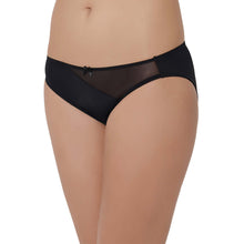 Load image into Gallery viewer, Wacoal Plunge Low Waist Medium Coverage Everyday Wear Bikini Panty - Black ZPY220