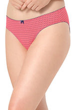 Load image into Gallery viewer, Amante Delicate Dots Bikini Panty - Sun Coral-Blue Pr 22801