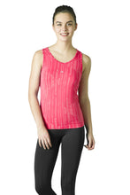 Load image into Gallery viewer, Amante Round Neck Sports Tank Top - Teaberry 27002