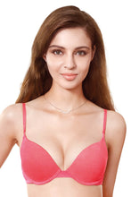 Load image into Gallery viewer, Amante Everyday Pushup Padded Wired Cotton Bra - Coral 10214