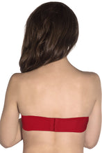 Load image into Gallery viewer, Amante Strapless Padded Wired Multiway Tube Bra - Festive Red 10801