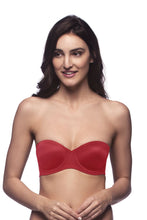 Load image into Gallery viewer, Amante Multiway Padded Wired Bra - Festive Red 10808