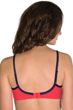 Load image into Gallery viewer, Amante Radiant Chic Padded Non-Wired Bra - Coral-Ink 24201