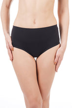 Load image into Gallery viewer, Amante Vanish Seamless High Waist Panty - Black 11411