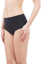 Load image into Gallery viewer, Amante Vanish Seamless High Waist Panty - Black 11411
