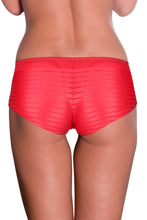 Load image into Gallery viewer, Amante Coral Sheer Stripes Boy Shorts - Coral 14801