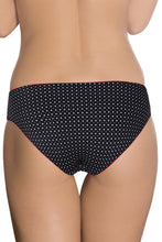 Load image into Gallery viewer, Amante Black White Delicate Dots Bikini Panty - Black-White Dots 22801