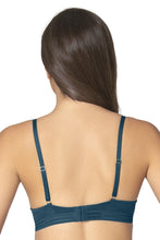 Load image into Gallery viewer, Amante Invisi Lace Padded Wired Full Cover T-Shirt Bra - Moss Green 70401