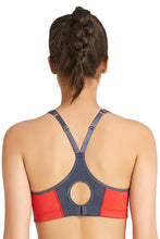 Load image into Gallery viewer, Amante Racerback Padded Non-Wired High Impact Sports Bra - Molten Lava 17117