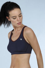 Load image into Gallery viewer, Amante Racerback Padded Non-Wired High Impact Sports Bra - Gibraltar Sea 17117