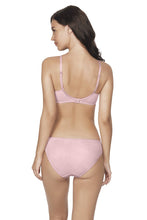 Load image into Gallery viewer, Amante Satin Edge Padded Wired Bra - Dawn Light Pink 10115