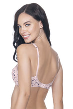 Load image into Gallery viewer, Amante Cotton Casuals Padded Non-Wired Printed T-Shirt Bra - Winsome Orchid Pr 10202