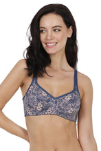Load image into Gallery viewer, Amante Cool Contour Non-Padded Non-Wired Bra with Aloe Finish - Dark Denim 10421