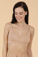 Load image into Gallery viewer, Amante Cool Contour Non-Padded Non-Wired Bra with Aloe Finish - Sandalwood 10421