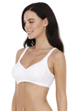 Load image into Gallery viewer, Amante Cool Contour Non-Padded Non-Wired Bra with Aloe Finish - White 10421