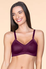 Load image into Gallery viewer, Amante Minimiser Non-Padded Non-Wired Bra - Pickled Beet 10426