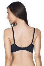 Load image into Gallery viewer, Amante Smooth Charm Padded Non-Wired T-Shirt Bra - Black 10606