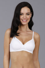 Load image into Gallery viewer, Amante Smooth Charm Padded Non-Wired T-Shirt Bra - White 10606