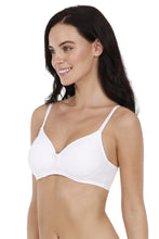 Load image into Gallery viewer, Amante Smooth Charm Padded Non-Wired T-Shirt Bra - White 10606
