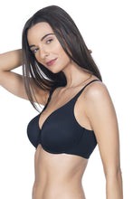 Load image into Gallery viewer, Amante Curvy Smooth Non-Padded Wired Bra - Black 22002