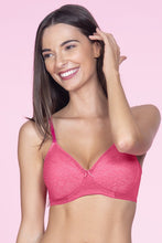 Load image into Gallery viewer, Amante Lace Essentials Padded Non-Wired Bra - Neon Pink 24302