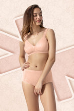 Load image into Gallery viewer, Amante Non-Padded Non-Wired Lace Minimiser Bra - Impatiens Pink 71901