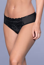 Load image into Gallery viewer, Amante Flawless Low Rise Lace Hipster - Black 29201